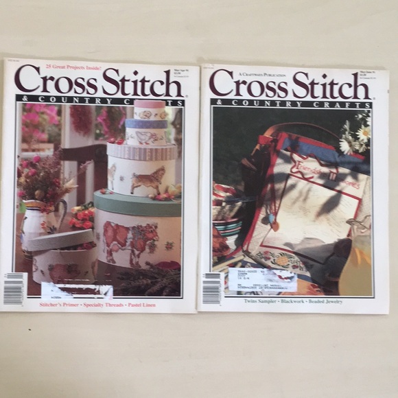 1989-91 Lot of 8 Cross Stitch & Country Crafts Magazines Vintage (Better Homes) - Picture 8 of 9